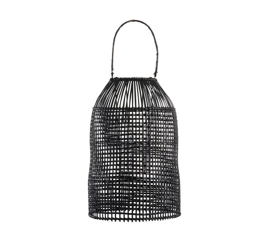 Hazel Black Lantern, H45 cm. - DECOR PETIT