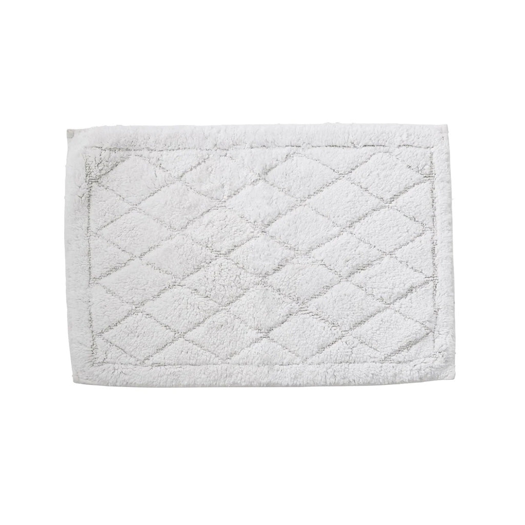 Portia White Bath Mat, 60x90 cm. - DECOR PETIT