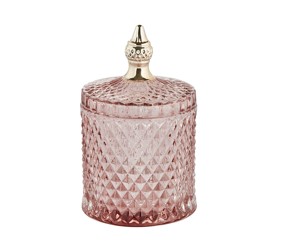 Miya Misty Rose Jar, H17.5 cm. - DECOR PETIT