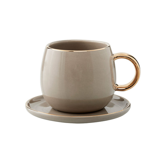 Juego de 4 Tazas de Espresso Clara, Madera Flotante - DECOR PETIT