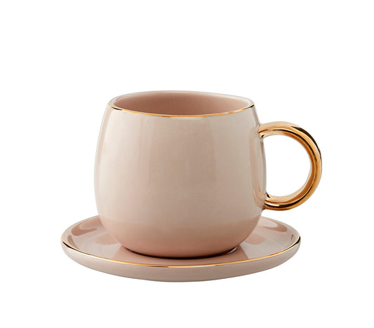 Clara Set 4 Tazzine da Espresso, Rosa - DECOR PETIT