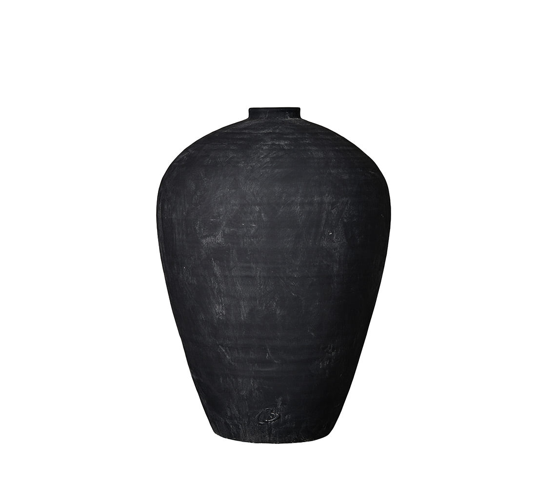 Catia Antique Black Decor Vase, H57 cm. - DECOR PETIT