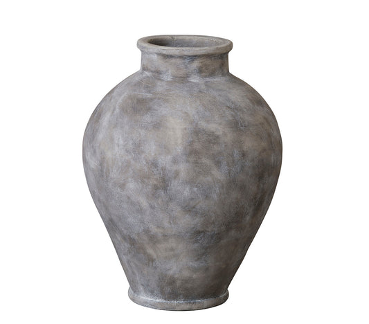 Vaso Anna H48 cm. grigio antico