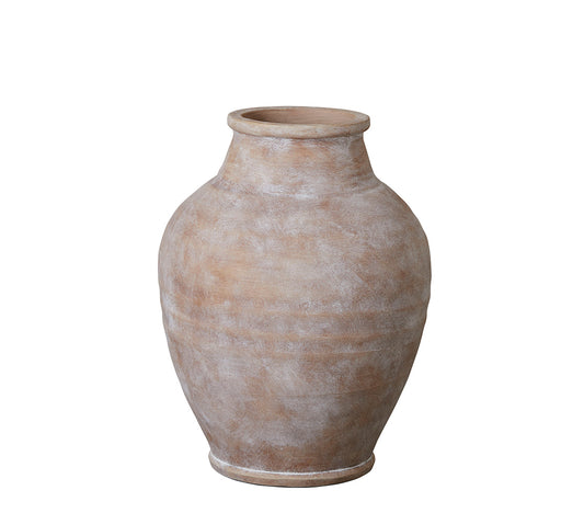 Anna Antique Light Brown Vase, H40.5 cm. - DECOR PETIT