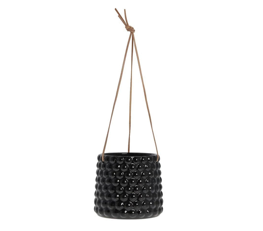 Maceta Dotsie, Negro - DECOR PETIT