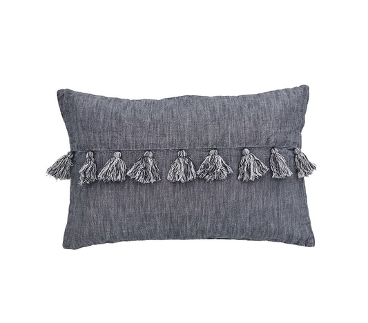 Coussin Felinia gris foncé, 60x40 cm. - DECOR PETIT