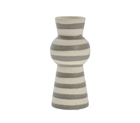 Aniella Grey Decor Vase, H20 cm. - DECOR PETIT