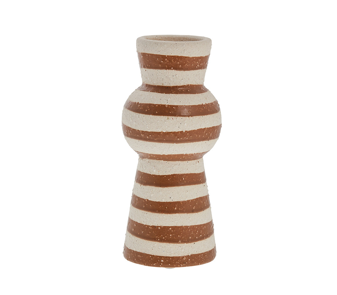 Aniella Golden Brown Decor Vase, H20 cm. - DECOR PETIT