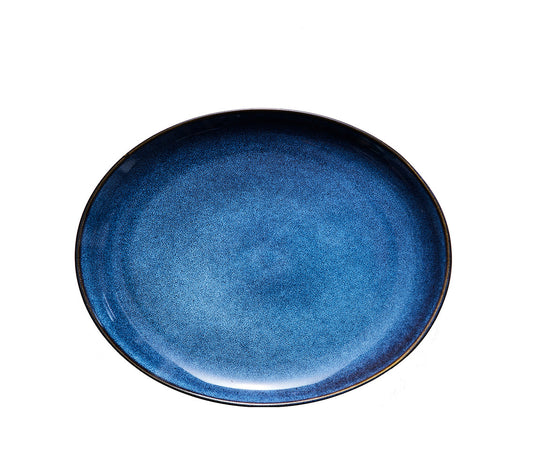 Amera Dinner Plate, Blue - DECOR PETIT