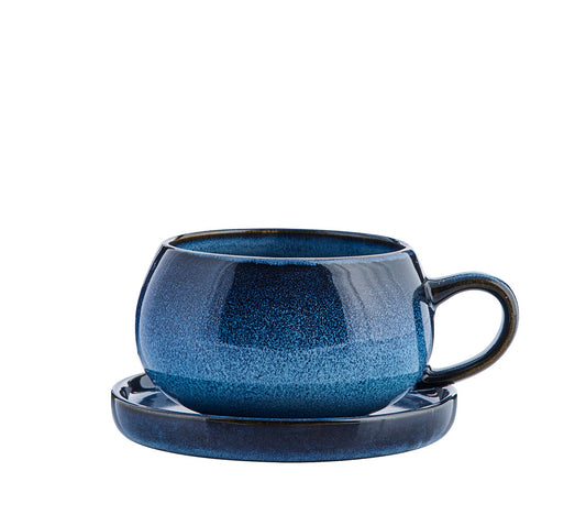 Tasse/Soucoupe Amera, Bleu - DECOR PETIT