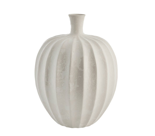 Vaso decoro Esme H42 cm. bianco