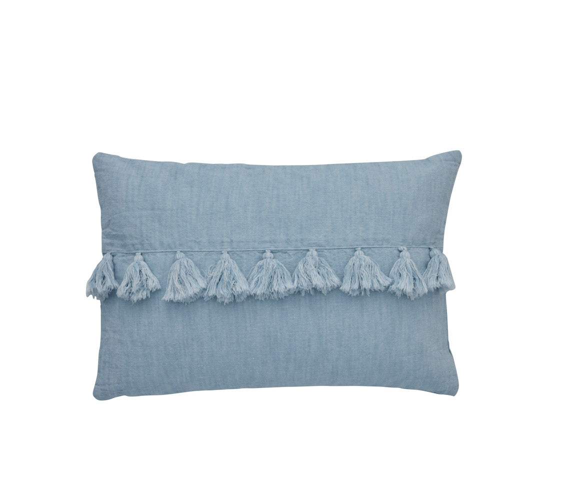 Felinia Blue Cushion, 60x40 cm. - DECOR PETIT