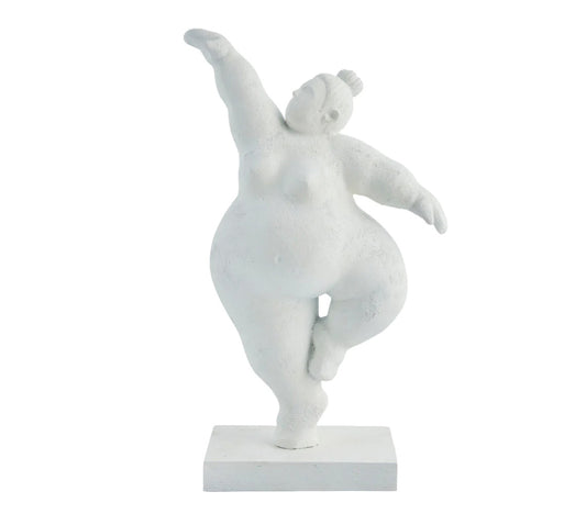 Figurine décorative Serafina, H28,8 cm. Blanc - DECOR PETIT