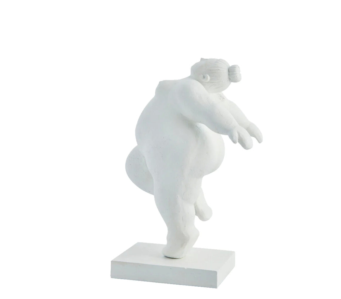 Figurine décorative Serafina, H23 cm. Blanc - DECOR PETIT