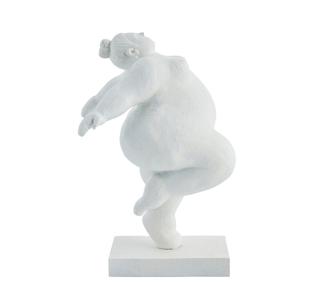 Figurine décorative Serafina, H23 cm. Blanc - DECOR PETIT