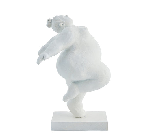 Figura Decorativa Serafina, A23 cm. Blanco - DECOR PETIT