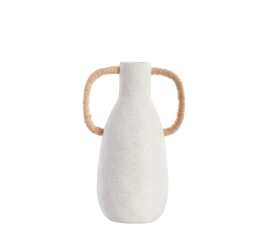 Vaso Decorativo Ayelle, Bianco - DECOR PETIT