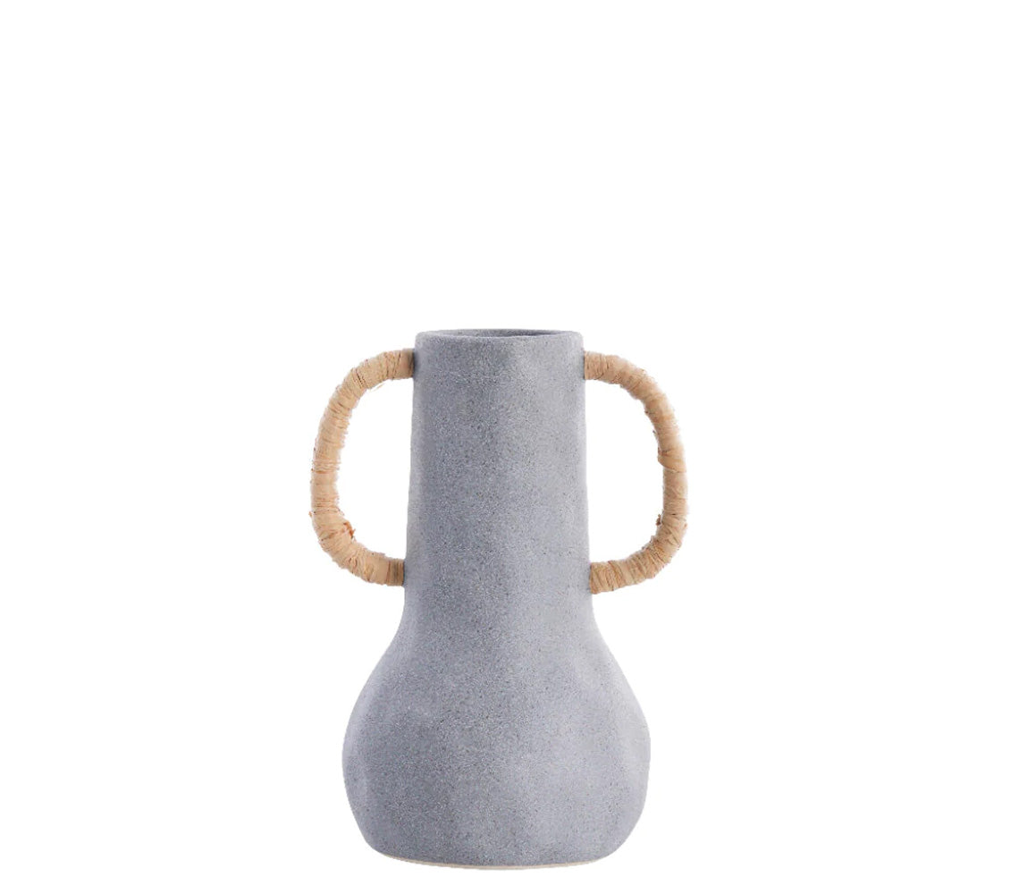 Vaso Decorativo Ayelle, Grigio Scuro - DECOR PETIT