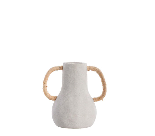 Vaso Decorativo Ayelle, Grigio Chiaro - DECOR PETIT