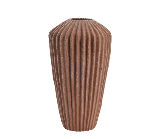 Susia Auburn Brown Vase, H26.5 cm. - DECOR PETIT