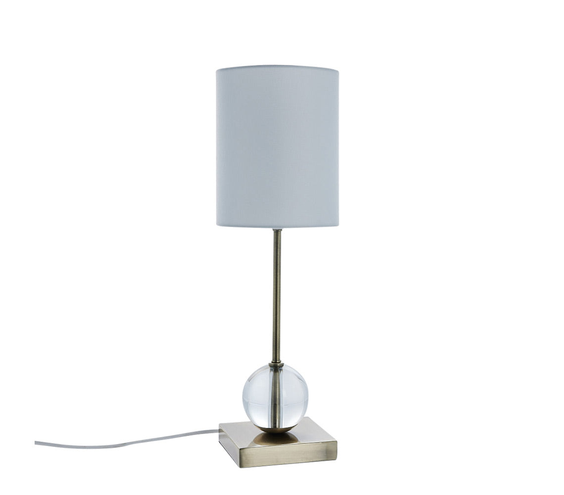 Sillia Table Lamp, White - DECOR PETIT