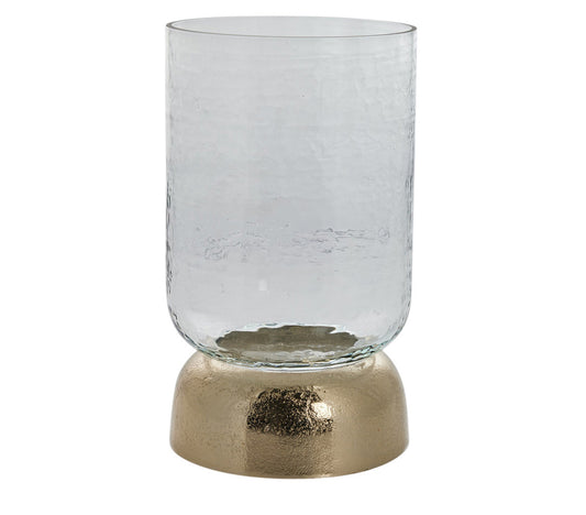 Sandia  Light Gold Hurricane, H28.7 cm. - DECOR PETIT