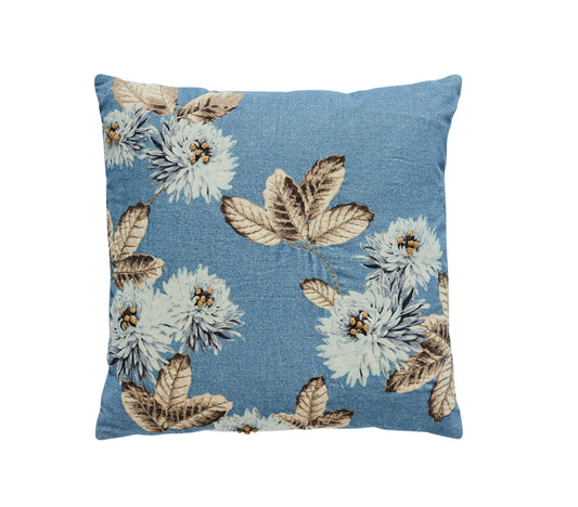 Coussin Vira Bleu, 50x50 cm. - DECOR PETIT