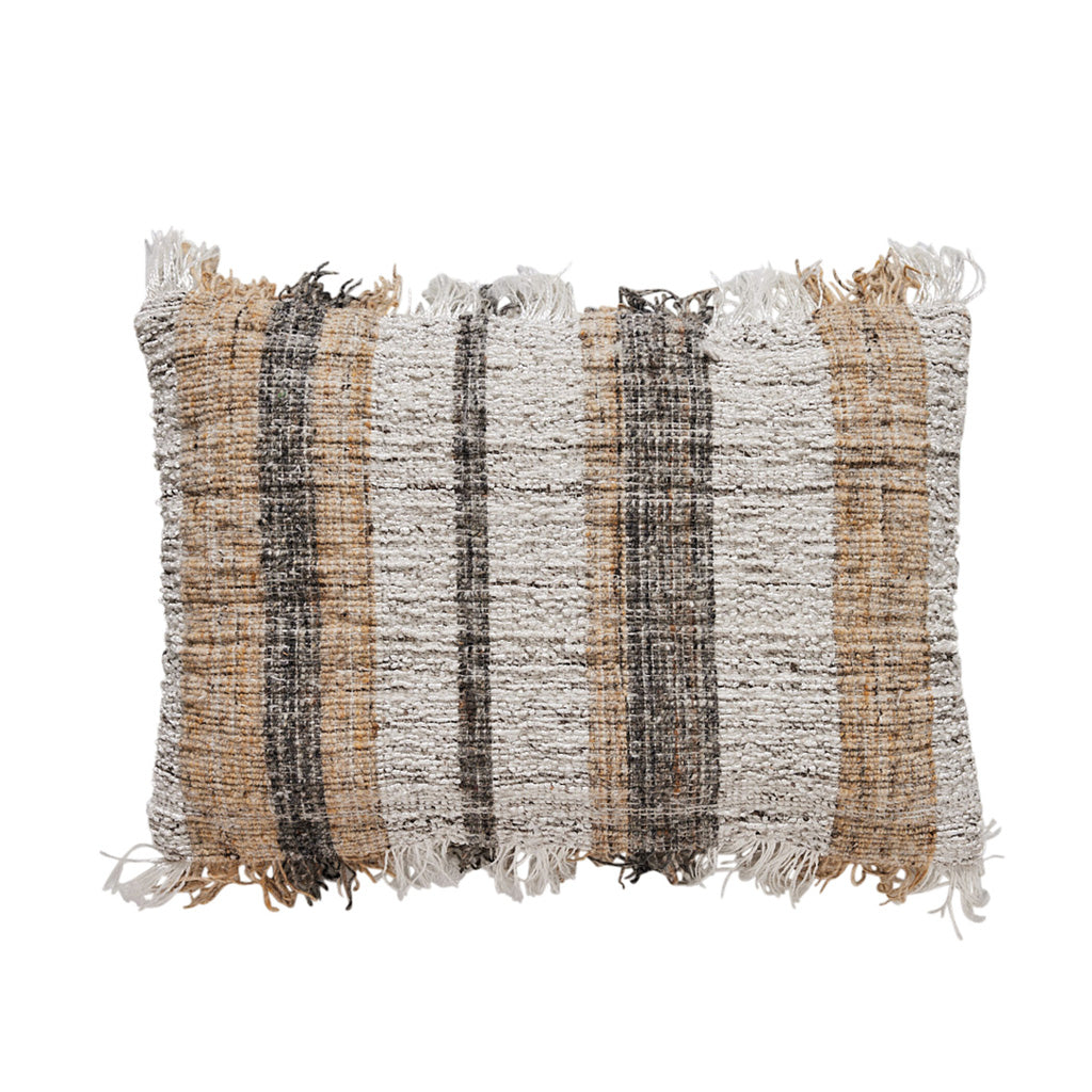 Viselle Beige Toned Cushion, 60X40 cm. - DECOR PETIT