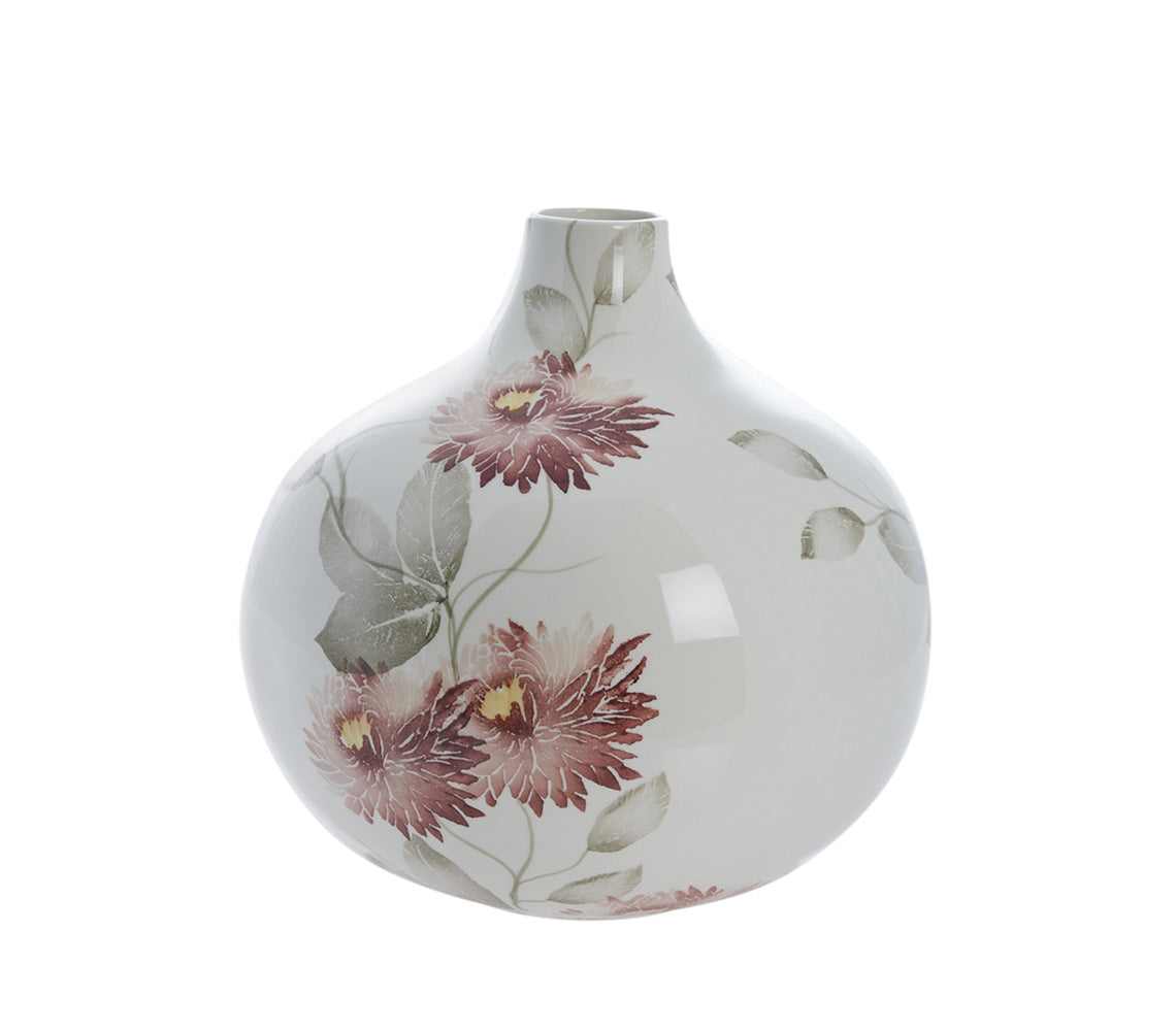 Vase Floral Rose Délavée Sanella, H25 cm. - DECOR PETIT