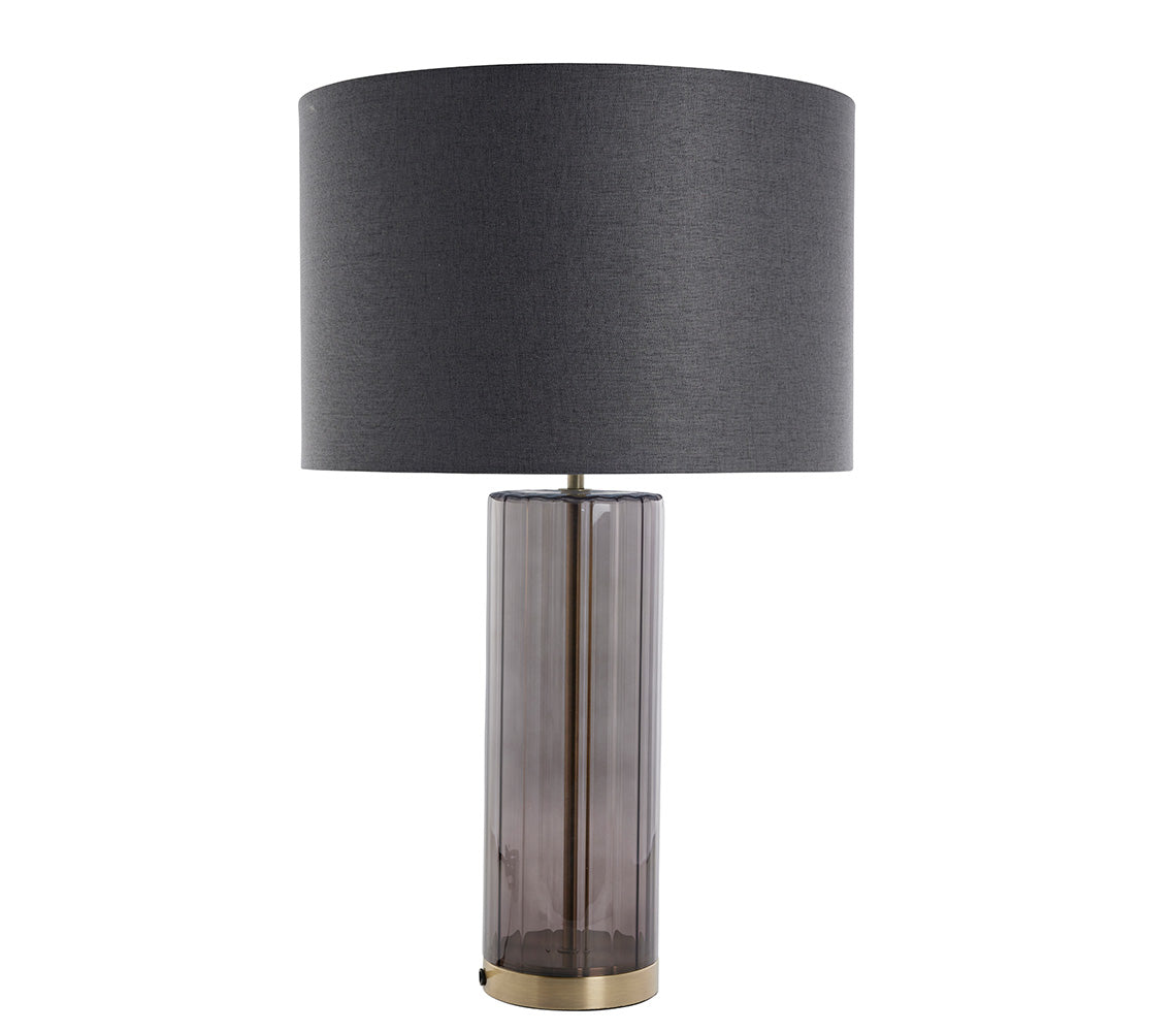 Lampe de table Sarille 40x40 cm. gris foncé