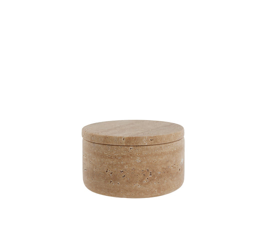 Travina Linen Jar, H6.5 cm. - DECOR PETIT