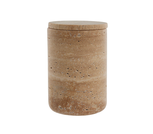 Travina Linen Jar, H16.5 cm. - DECOR PETIT