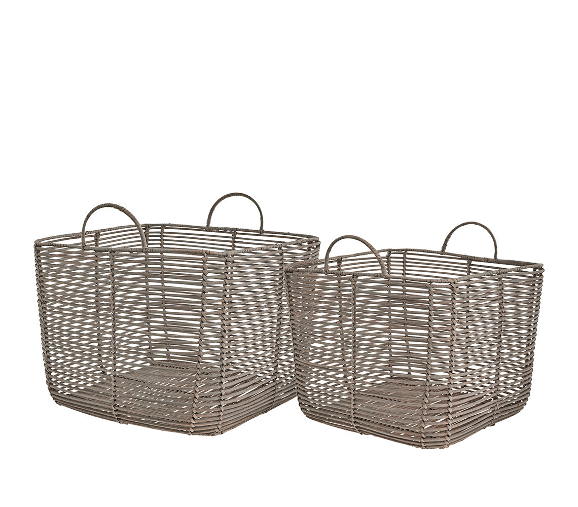 Harper Basket Set, H38 cm. - DECOR PETIT