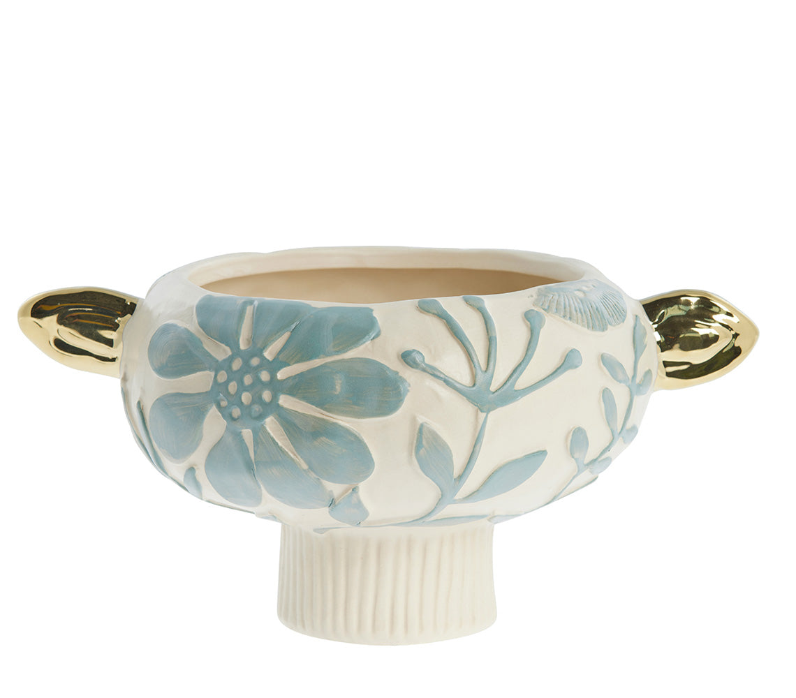 Vaso da fiori Valentina Off-White, H14,5 cm. - DECOR PETIT