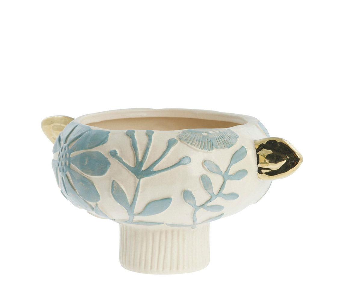 Vaso da fiori Valentina Off-White, H14,5 cm. - DECOR PETIT