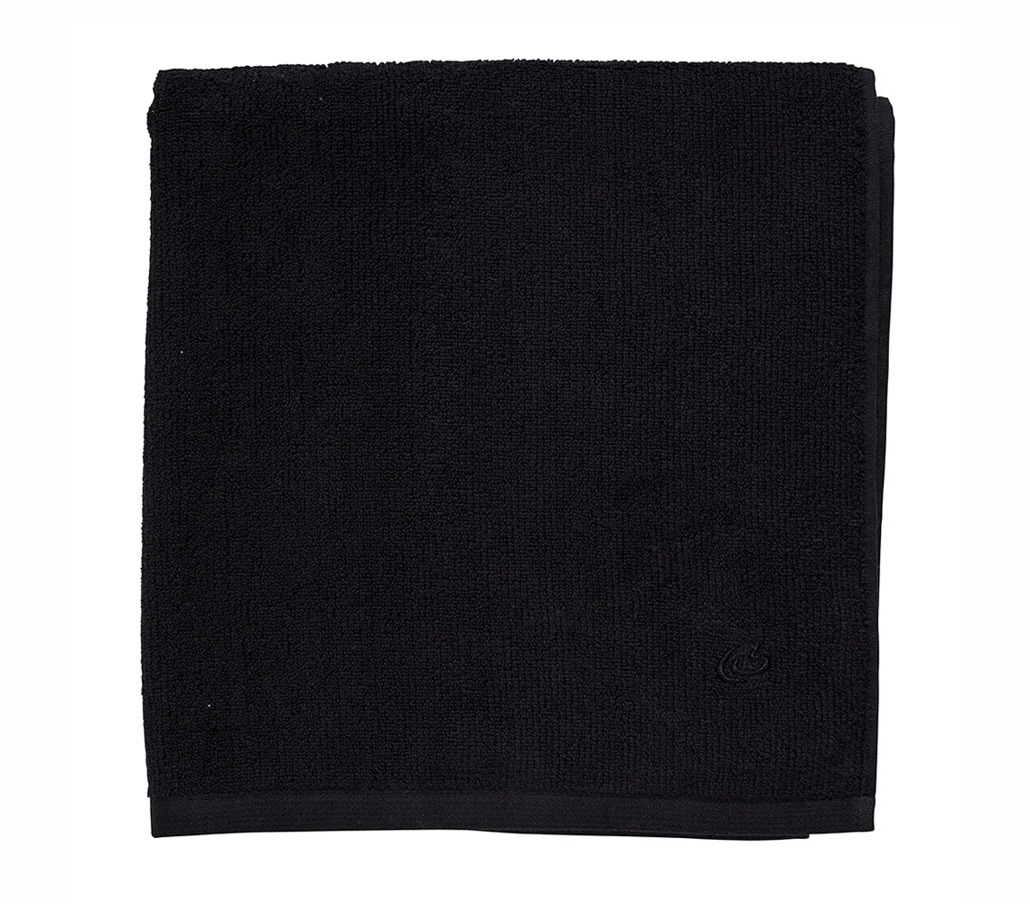 Serviette de bain Molli noire, 140x70 cm. - DECOR PETIT