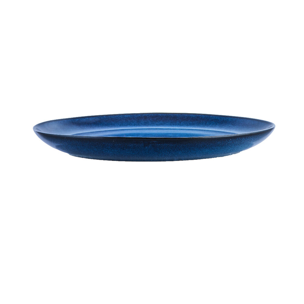 Assiette plate Amera, bleue - DECOR PETIT