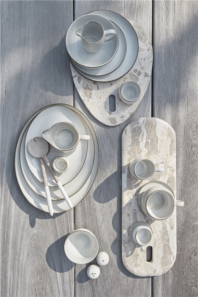 Assiette plate Amera, Sables Blancs - DECOR PETIT