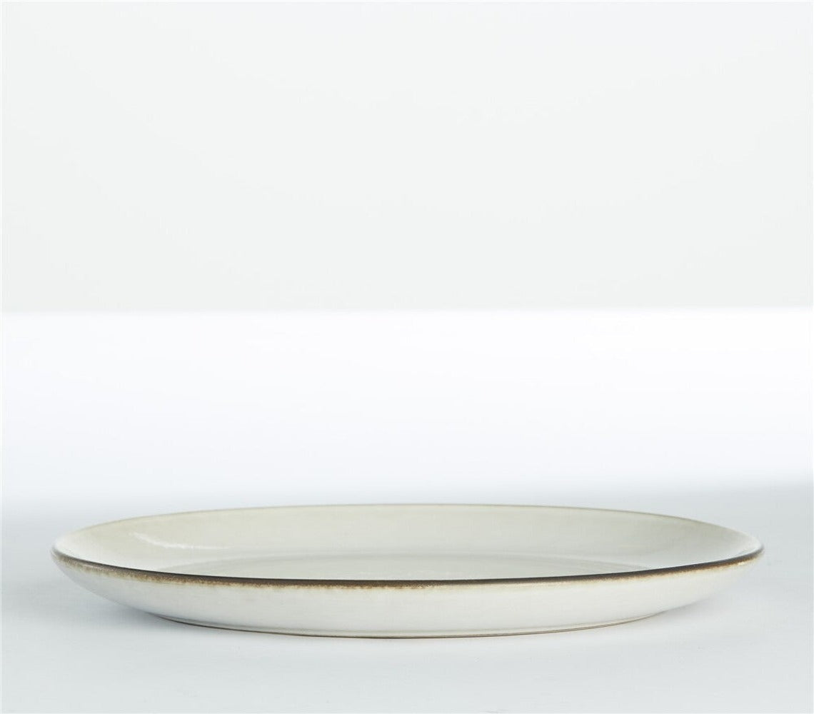 Assiette plate Amera, Sables Blancs - DECOR PETIT