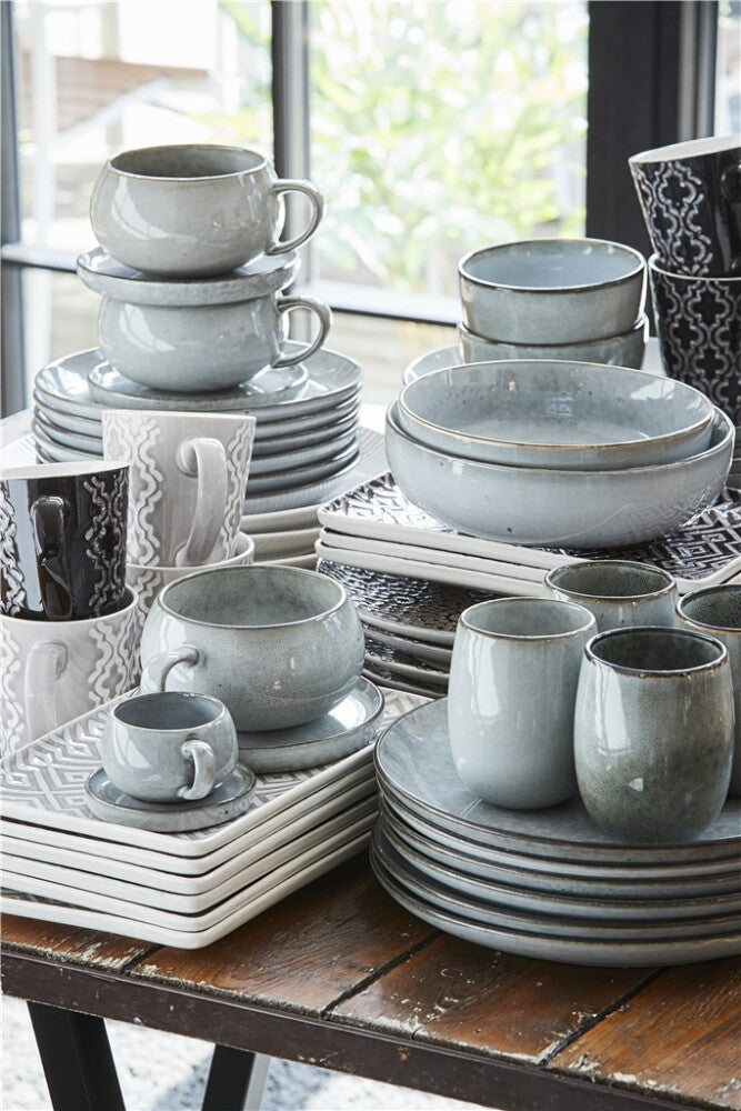 Amera, Lot de 4 Tasses à Expresso, Gris - DECOR PETIT