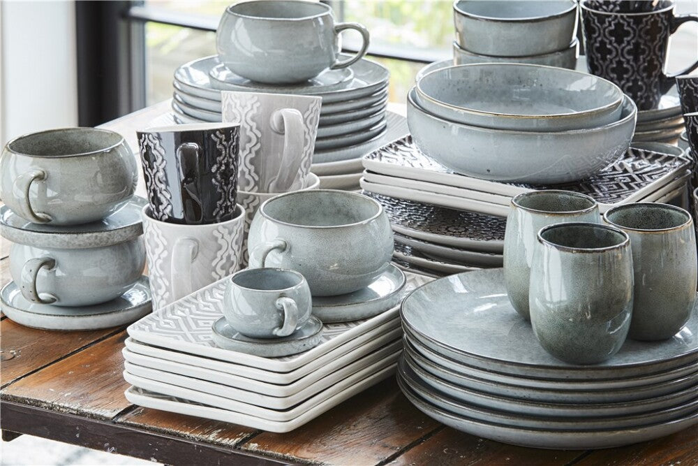 Taza  Amera con Asa, Gris - DECOR PETIT