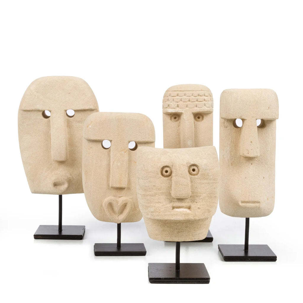 Sumba Stone Abstract Tabletop Statue - DECOR PETIT