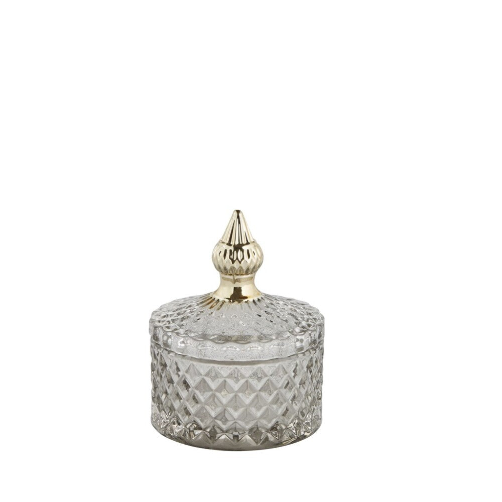 Miya Light Grey Jar, H10.5 cm. - DECOR PETIT