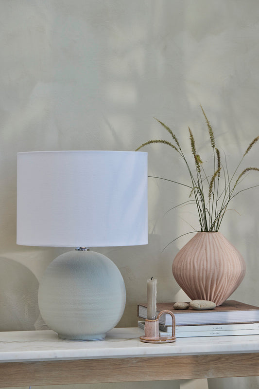 Sienna Table Lamp, Silver Grey - DECOR PETIT