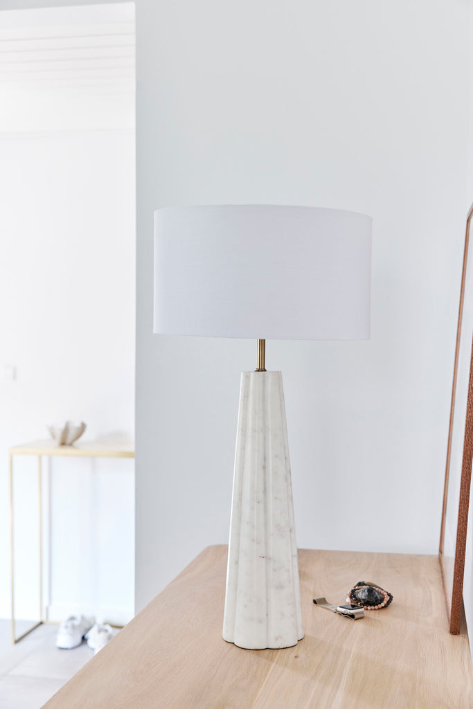 Sophie Table Lamp, White - DECOR PETIT