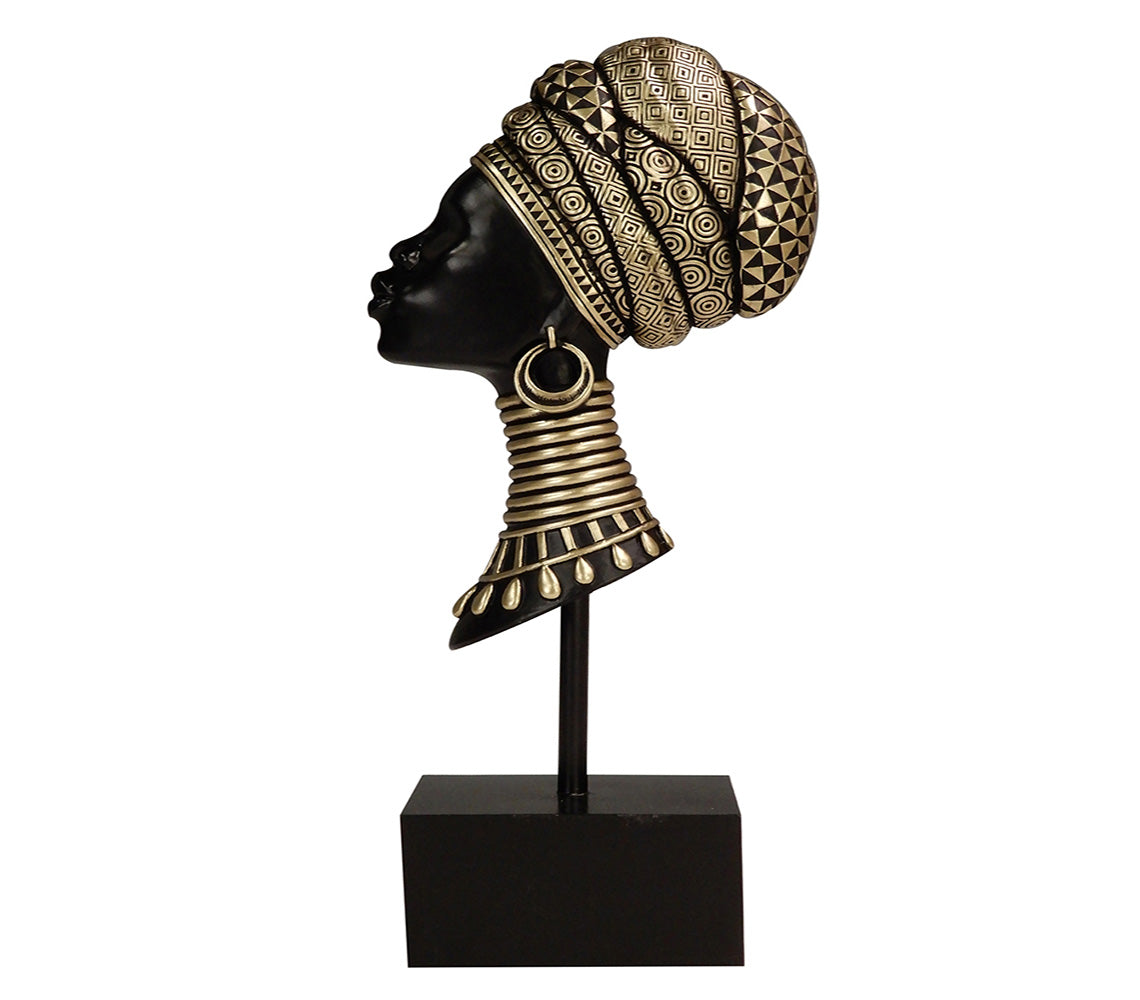 Malaika African Head Tabletop Ornament - DECOR PETIT